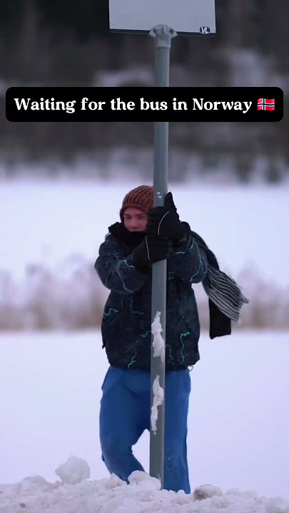 Har dere opplevd den?😂🇧🇻❄️ #snow #norway #bus #winter #travel #traveldestination #explorenorway #zia