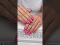 A bold pink set always makes a statement.