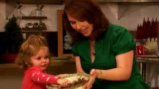 QVC host Sharon Faetsch and her daughter making cookies