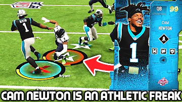 Cam Newton Is an Athletic Beast! he can throw 100 yards! Madden 23