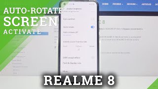 How to Manage Auto-Rotate Screen on REALME 8 – Display Orientation screenshot 3
