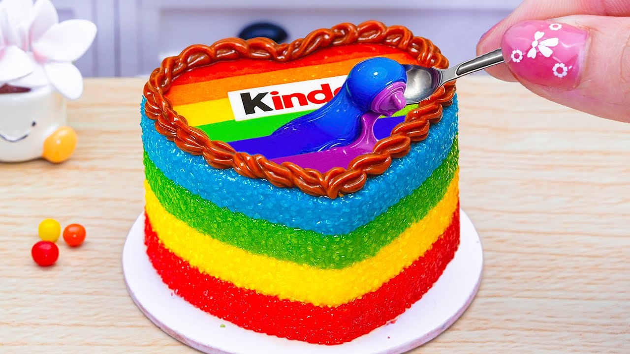 Ideas Making Rainbow Heart Cakes - 1000+ Cake Decorating Recipes Heart