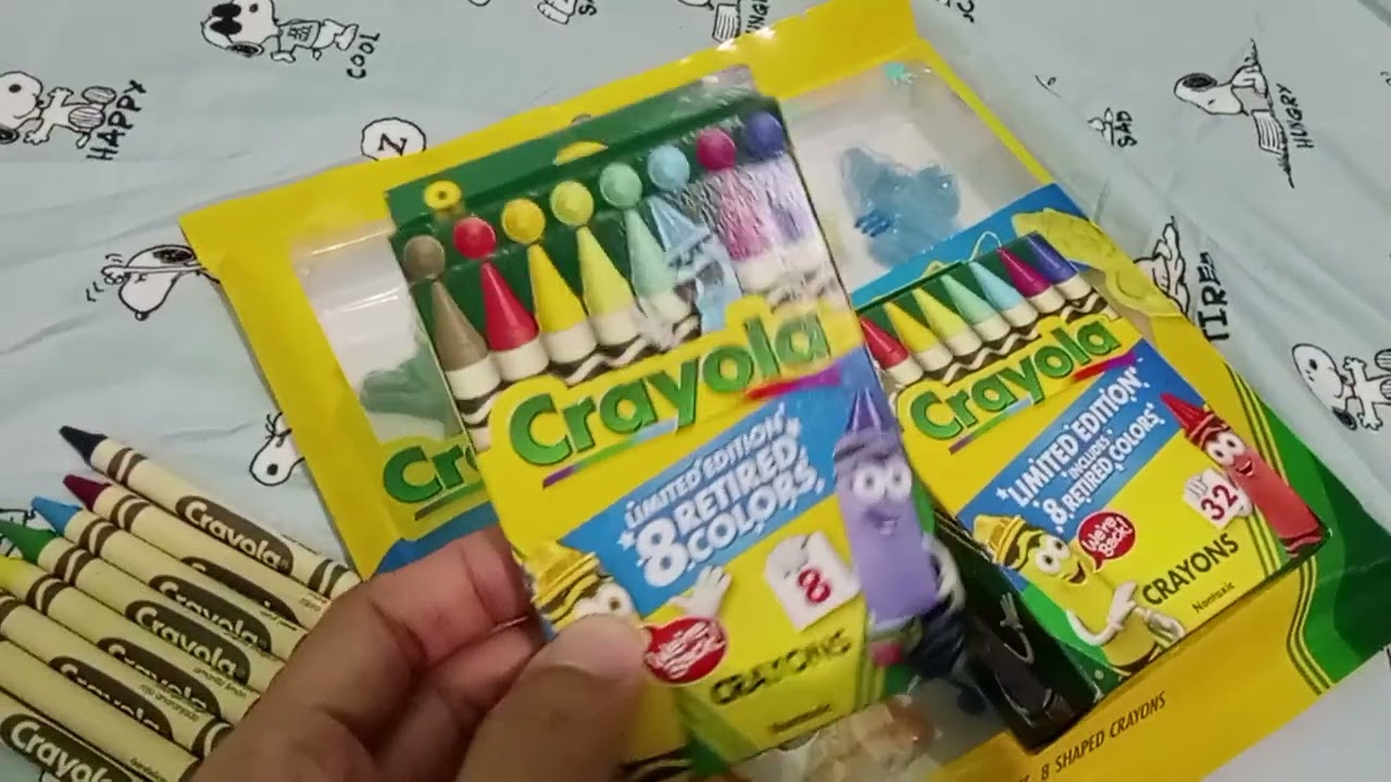 [АНАЛИТИКА] Моя коллекция Crayola Limited Edition из 8 снятых с производства цветов