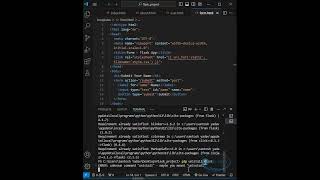 Install Flask in VS Code 2024 | How to install flask in VS Code? Flask installation #shorts #python