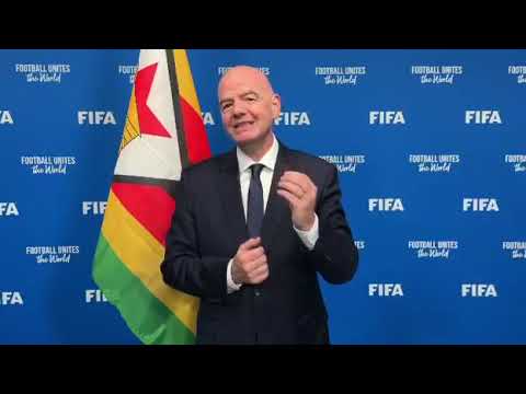FIFA President Infantino Congratulates Zimbabwe on the Launch of the ZIFA Munhumutapa Challenge Cup.