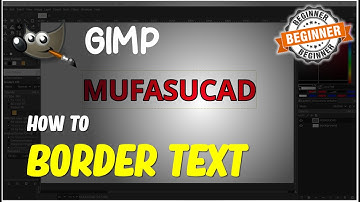 Gimp How To Border Text