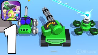 TANK VS ZOMBIES - Gameplay Part 1 Tutorials beat Zombies (Android,iOS) screenshot 3