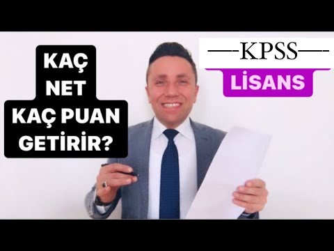 #KPSS LİSANS Kaç Net Kaç Puan Getirir❓18 Örnek Analiz