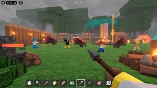 KIDS DEFEND THE BASE in 99 Nights in the Forest ROBLOX!