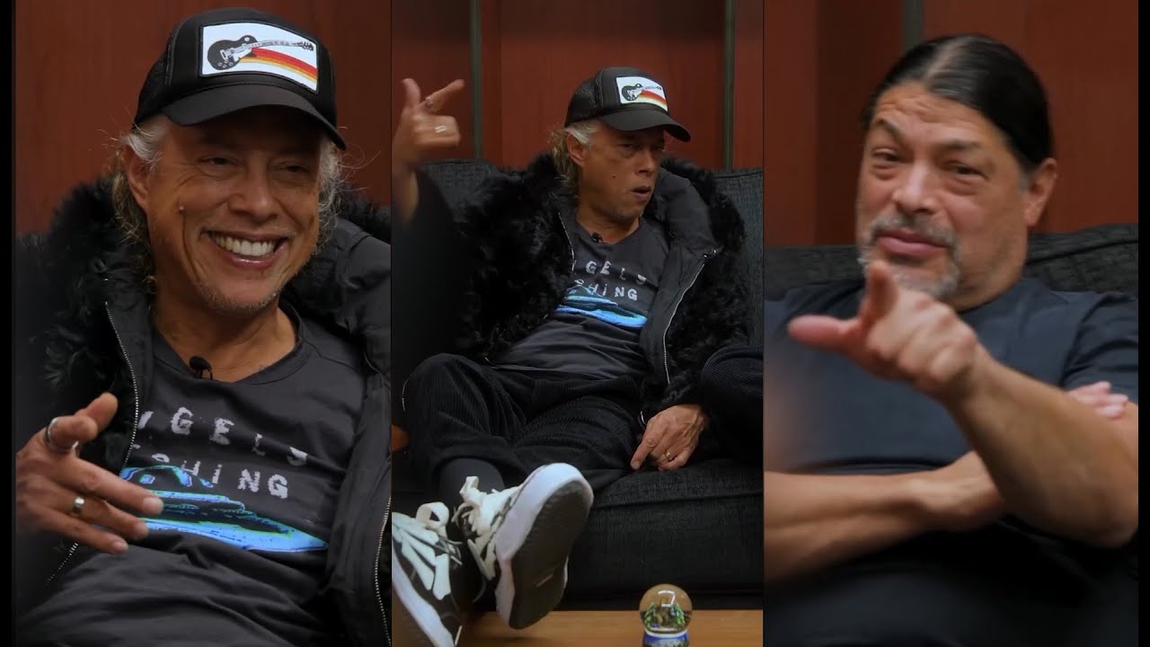 Yeah! Metallica: Kirk and Rob share what doodles they’re preparing for the M72 tour