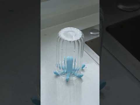 Your Cups Found a New Little Helper 🐙 A Tiny Octopus to Keep Them Dry! #3dprinting #flashforge #fyp