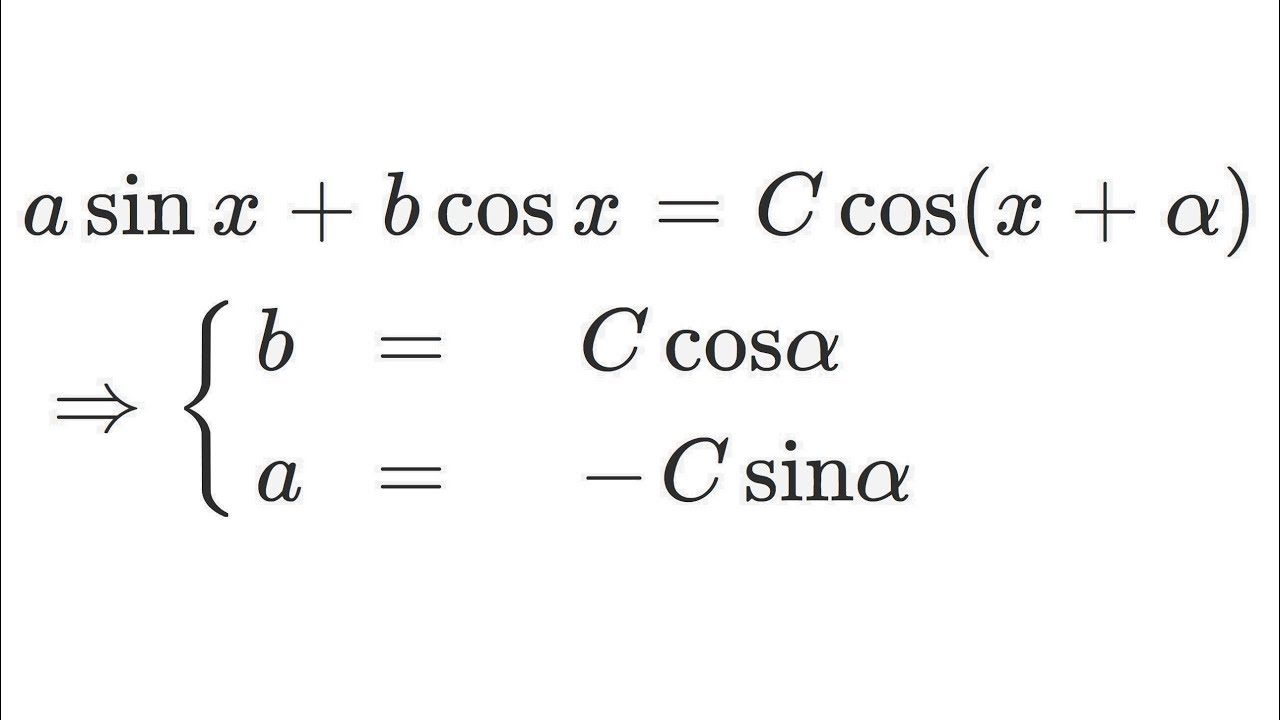 Sin x + cos x. Acosx+bsinx формула. Cos x = b. A cos x b sin x c 0.