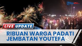 Ribuan Warga Jayapura Berkumpul di Jembatan Merah Youtefa untuk Rayakan Pergantian Tahun