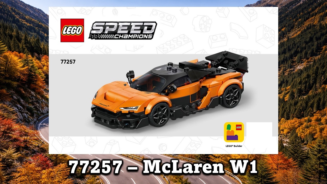 LEGO Speed Champions 77257 - McLaren W1 - LEGO Instructions (Full LEGO Speed Champions 77257 - McLaren W1 - LEGO Instructions (Full