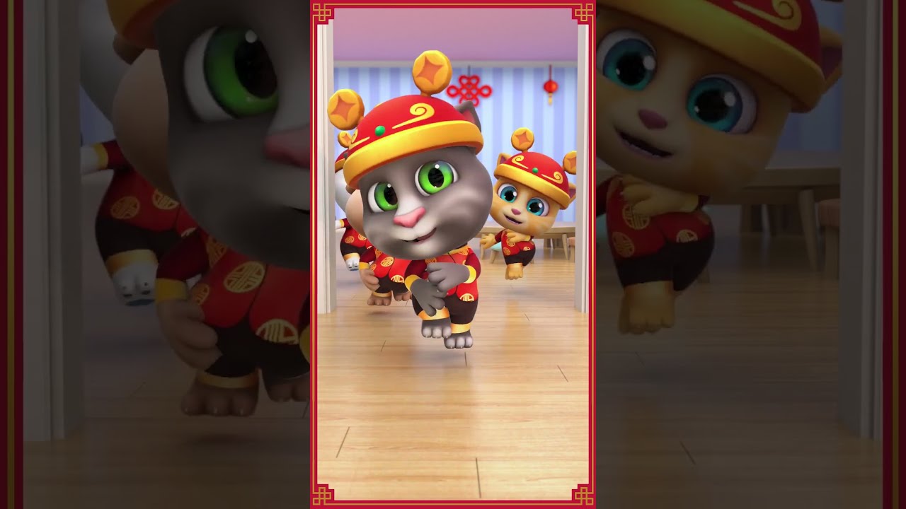 Lunar New Year Dance Talking Tom Shorts