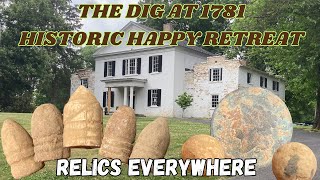 THE DIG AT 1781 HISTORIC HAPPY RETREAT - RELICS EVERYWHERE | THE HOME OF CHARLES WASHINGTON by AHD - Appalachian History Detectives 3,459 views 6 months ago 23 minutes