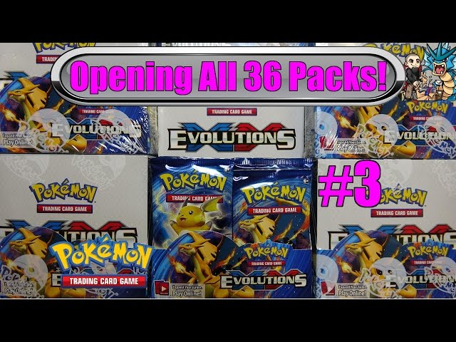 XY Evolutions booster box #3! Opening all 36 packs! Pokemon TCG unboxing -  YouTube