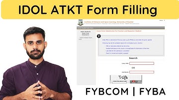 how to fill ATKT form CBCS pattern of IDOL Mumbai University 2021
