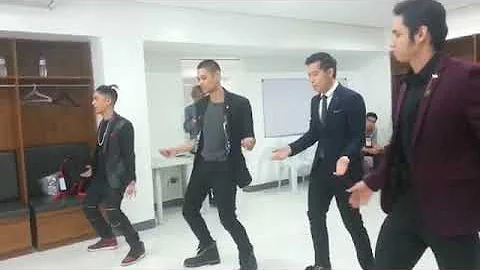 Michael pangilinan with jay r and cris lawrence and jason dy the RNB Boys