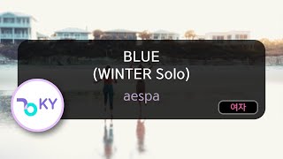 BLUE (WINTER Solo) - aespa (KY.50574) / KY KARAOKE