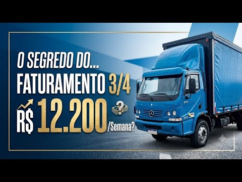 Is it worth working with a 3/4 ton truck nowadays? #Gordextransportes #fretebras