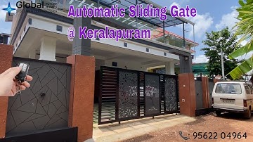 Sliding Gate Automation installed at Keralapuram, Kollam | Gate Automation in Kerala | 📞9562204964
