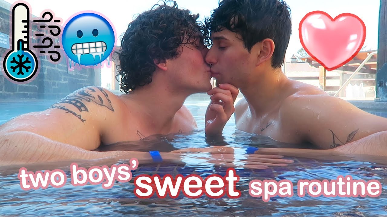 Shower With Boyfriend💕Our Sweet Spa Routine **Guys Cold Plunge** [Gay ...