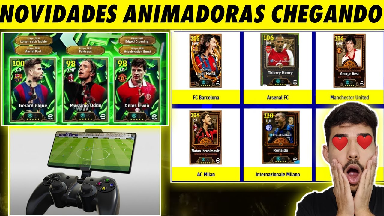 TIERRY e RONALDO? CONTROLE no Mobile e Análise da box efootball 2026