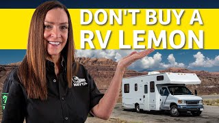 Avoid Buying an RV Lemon