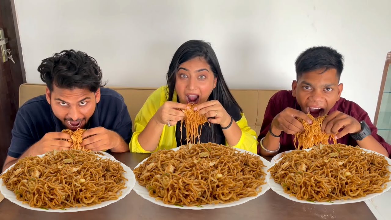 Chowmein Eating Challenge| Spiciest Noodles Eating Competition| Food Challenge|