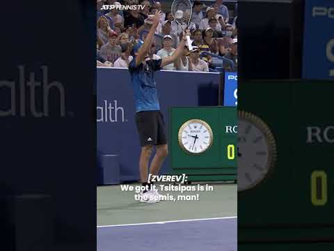 Zverev x Ruud Joke On Court After Announcer Reveals Their Next Opponent! Shorts