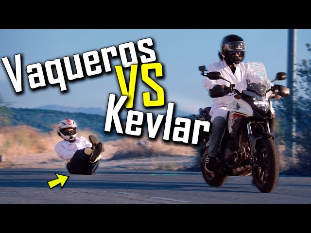 Pantalones para moto con Kevlar: discretos y seguros