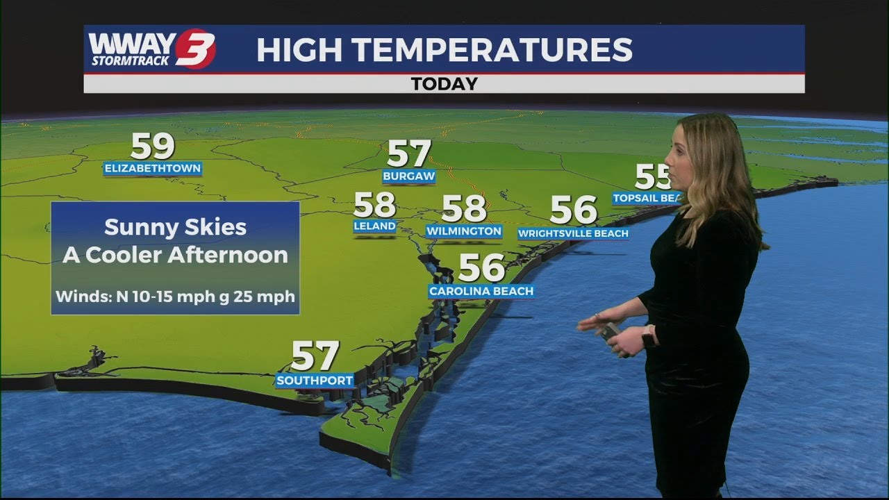 Sunny and seasonable to start the work week - YouTube