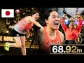 【陸上】「とても幸せ」北口榛花が日本新&amp; 世界一!世界歴代10位のビッグスローで中国選手撃破، 北口榛花