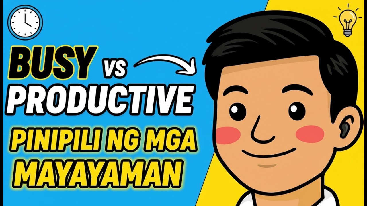 Kaya Sila Mayaman: Alam Nila Ang Tunay na Pagkakaiba ng Busy sa Productive