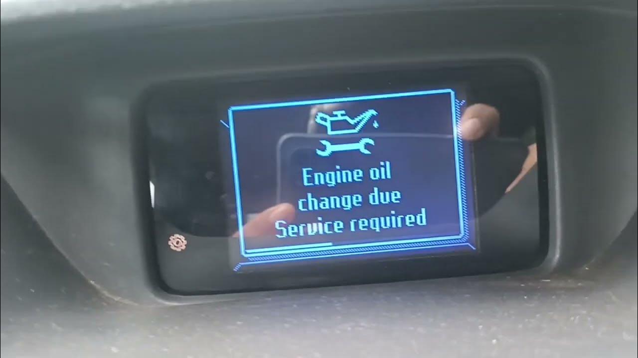 Ford ecosport oil change due indication removal YouTube