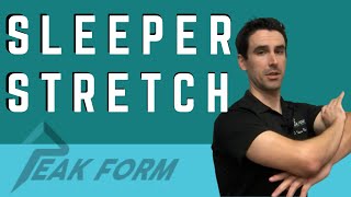 Sleeper Stretch for Shoulder Capsule Tightness | San Diego Chiropractor