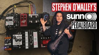 Stephen O&#39;Malley&#39;s Sunn O))) Pedalboard