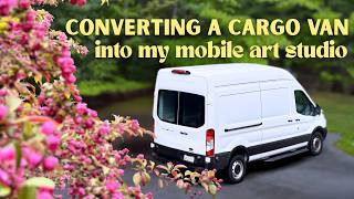 creating my dream mobile art studio ✶ van build