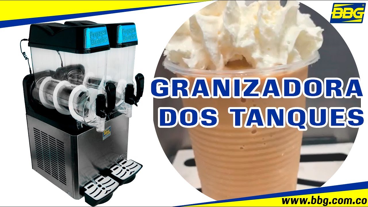 BBG - ¿Cómo hacer granizado de café? / Granizadora marca BBG - Ref: FROZ-2-12