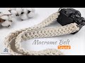 DIY MACRAME BAG BELT / Camera Strap