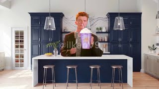 Rick Astley Tries Grimace Shake