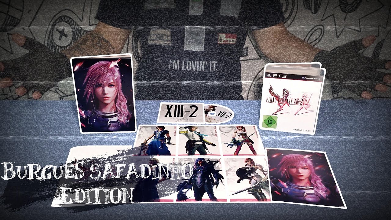 Unboxing] Final Fantasy XIII-2 Limited Collector's Edition [PS3