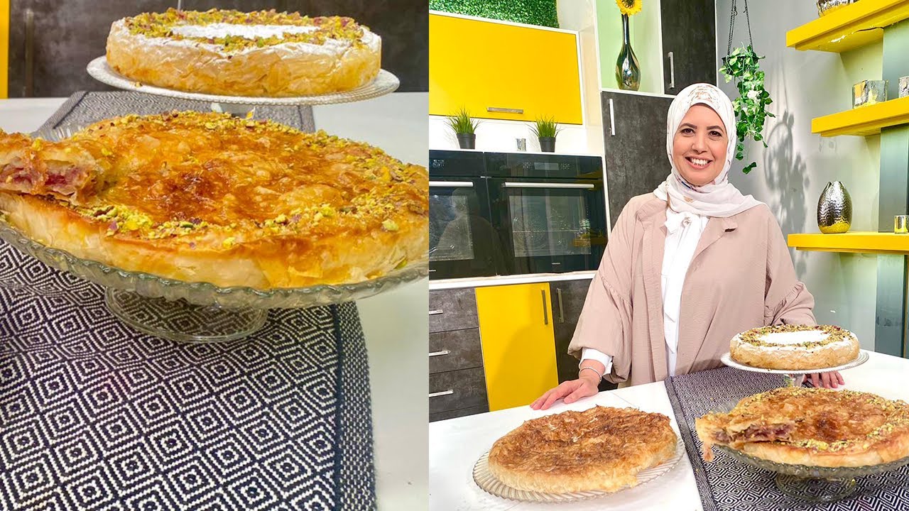 العزومة مع الشيف فاطمة أبو حاتي | فطيرة جلاش بالبلح - فطيرة الجلاش بالكاسترد - أسئلة السوشيال ميديا