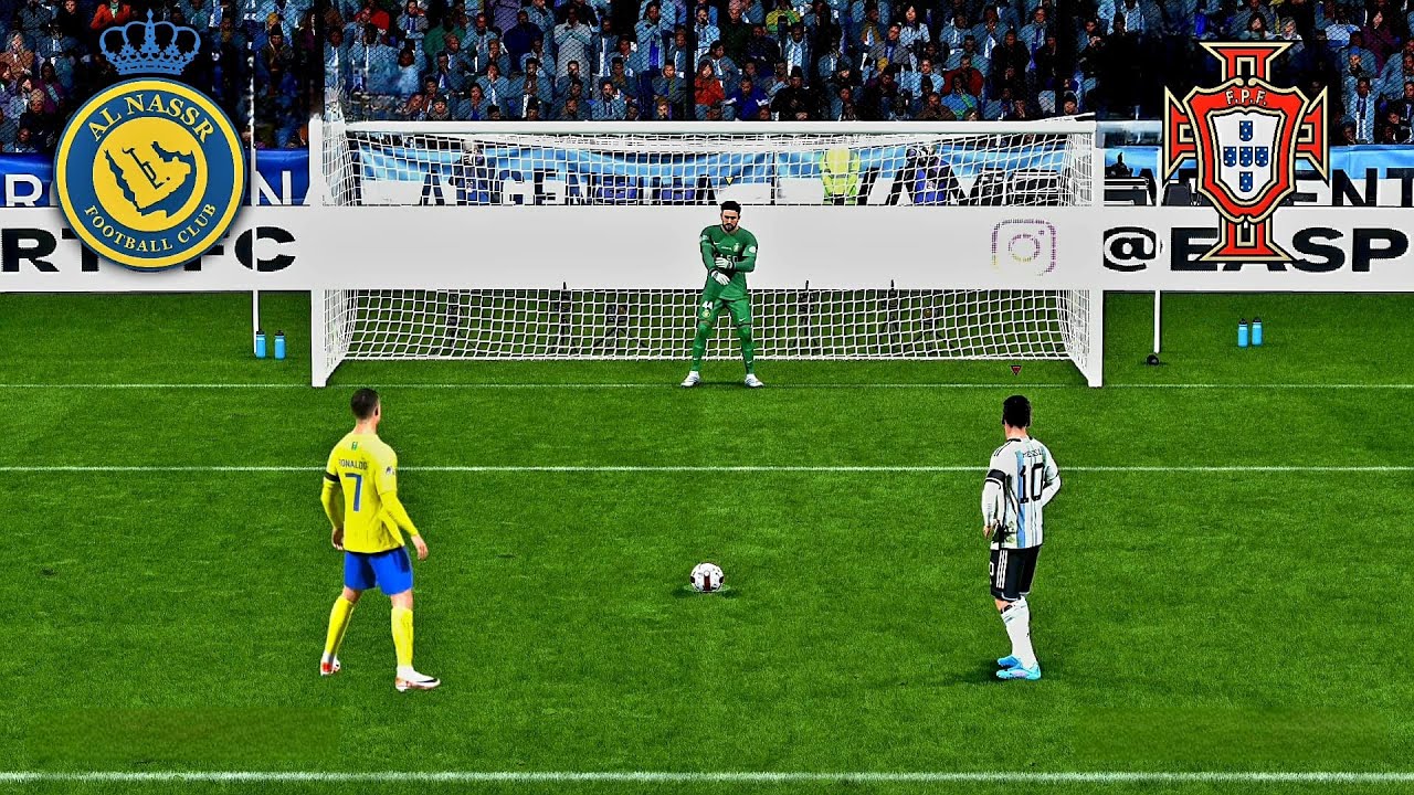 Al Nassr vs Argentina penalty shootout | Messi vs Ronaldo - YouTube