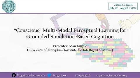 "Conscious" Multi-Modal Perceptual Learning for Grounded Simulation-Based Cognition