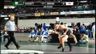 160 lbs Class 1B/2B Match from the 2012 WIAA Individual Wrestling Championships