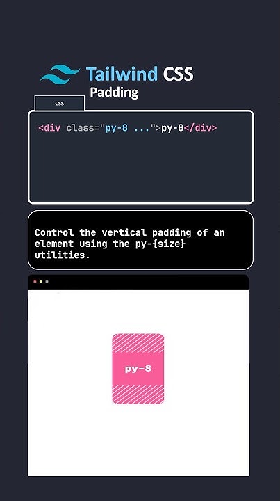 Tailwind CSS padding a visual tutorial #shorts - YouTube