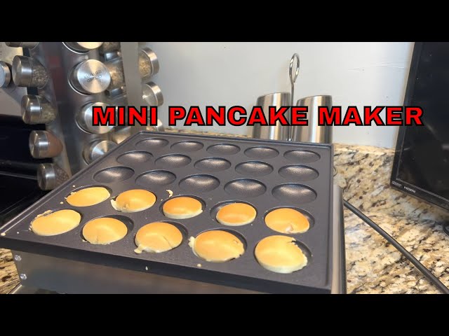 ALDKitchen Mini Pancake Machine, Dutch Mini Pancake Maker