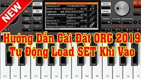 Hướng Dẫn Cài Tự Load Style Khi Vào ORG 2019